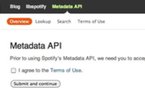Spotify libère son API