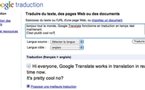 Google propose la traduction en temps réel