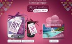 Pour la Saint Valentin, Samsung vous offre les Maldives pendant 1 semaine
