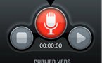 TweetVox pour iPhone - Envoyez des messages vocaux sur Twitter et Facebook