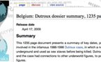 WikiLeaks déballe l'affaire Dutroux