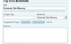 Evernote Site Memory - Capture d'une page Web complète d'un clic