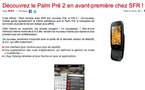 Le Palm Pre 2 en première mondiale chez SFR?