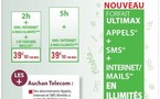 Auchan Telecom explose les prix de téléphonie mobile avec son forfait Ultimax