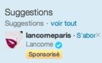 Twitter et les suggestions ... sponsorisées ... en France
