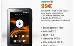 La Galaxy Tab à 99 € chez Orange