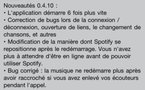 Spotify met à jour son application iPhone