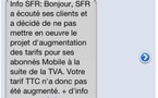 TVA mobile - Orange et SFR envoient des SMS