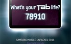 Samsung Galaxy Tab 8.9 pouces le 22 mars 2011
