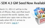iOS 4.3 GM Seed est disponible au téléchargement !