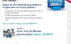 Gagner un Tour du Monde à 20000 € et un iPad 2 avec Dealy