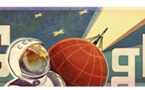 Youri Gagarine à l'honneur sur Google