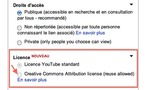 Youtube propose la licence Creative Commons pour tous