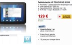 Darty propose la HP Touchpad 32 Go à 129 €