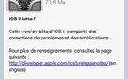 iOS 5 beta 7 est disponible