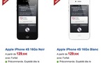 iPhone 4S chez SFR à partir de 129,90 €