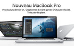 Apple revoit légèrement les MacBook Pro