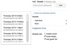 Nouveauté Google Agenda - Suggestion d'heure de rendez vous