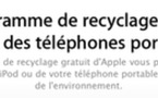 Apple recycle vos iPod et autres téléphones portables