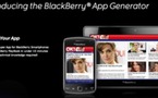 Blackberry App Generator - Une application en 10 mn par Mippin