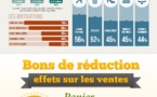 Le e-commerce et les bons de réductions en France en 1 image
