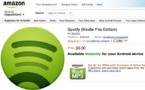 L'appli officielle de Spotify pour Amazon Kindle Fire est disponible