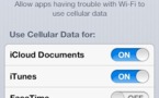 iOS 6 beta 4 - La 3G pourra être utilisée en cas d'absence de Wifi