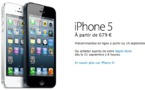 iPhone 5 - Le 16 Go à 679 € ...10 € par 0,1 pouce supplémentaire