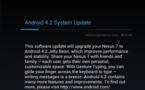 Android 4.2 disponible pour Galaxy Nexus et Nexus 7