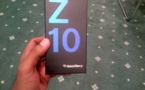 Le Blackberry Z10 se met en boite